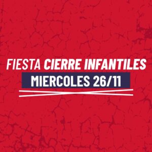 Fiesta Cierre Infantiles